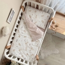 Set lenjerie de schimb pentru patut bebe 3 piese Iepurasi veseli (3)